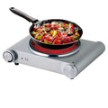 Single Burner Electric Hot Plate Coil CB CE Certified Metal Housing Cast Iron Surface Energy Efficient Class Temperature Control