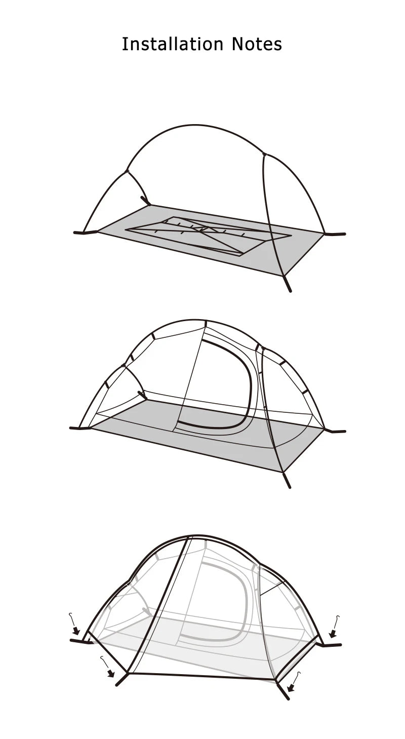 Naturehike Tent Ultralight 1 Person Cycling Tents Portable Backpacking Tent 20D Nylon Waterproof Tent Camping Tent Hiking Tent