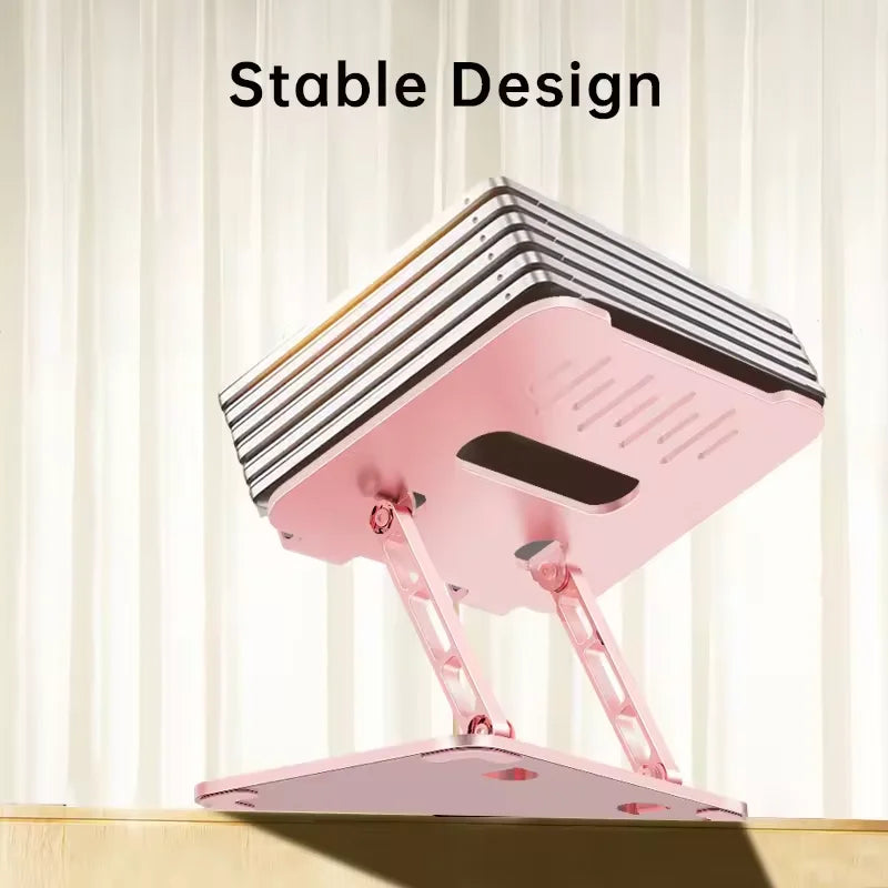 Aluminum Laptop Stand, Ergonomic Detachable Computer Stand, Riser Holder Notebook Stand Compatible with 17" Laptops