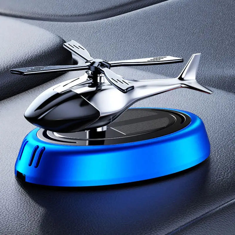Luxury Car Freshener Modern Design Solar Helicopter air Freshener Car Deodorant Car Perfume