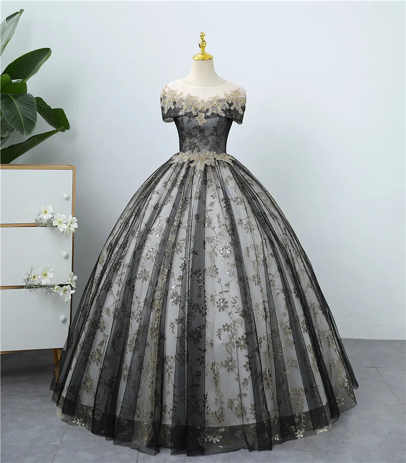 New Chorus Dress Long Vocal Bel Canto Art Test Host Annual Solo Evening Gown Peng Skirt