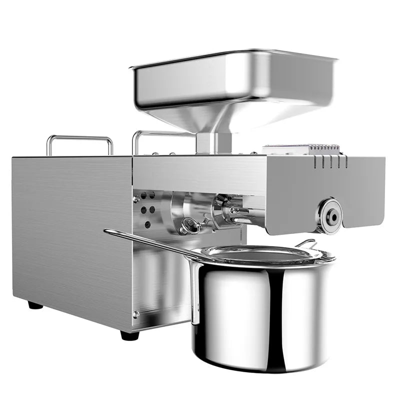Top Quality Screw Oil Pressers Automatic Cold Press Oil Machine With Temperature Control