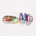 F1726 Fashion Rings Unisex Lab Created Cubic Zirconia Pave Setting Round Stone Gift Jewelry