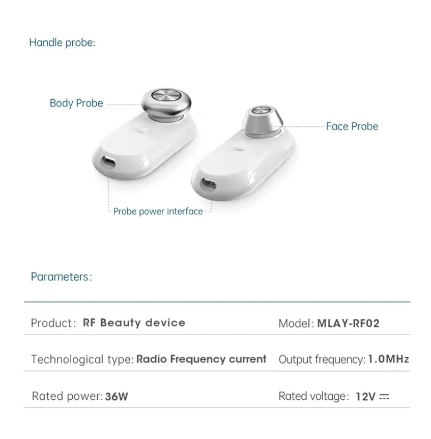 Newest 2026 Microcurrent  Facial Massage Mini Vibrating Led Beauty Machine Home Use  Rf Beauty Device