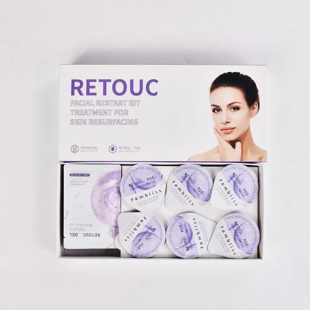3 in 1 CO2 Oxygen Pods Bubble Machine Treatment Kit Exfoliation and Lightening Serum