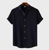 Liu Ming Custom Summer Men's Casual Short Sleeve Hawaiian Beach Shirts Breathable Cotton Button Design for Holidays Beach