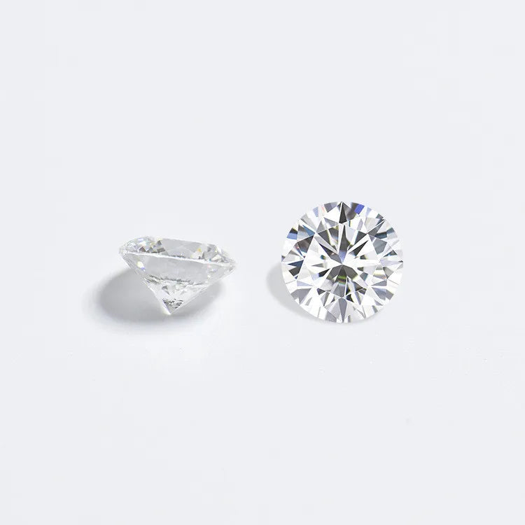 1-15 Carat Round Brilliant Cut Diamond Test Past Sparkling D Color Loose Moissanite Stones for Wedding Rings Jewelry Making