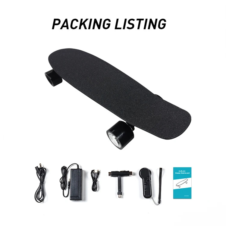 Kids Design ABS+PP Deck Single Hub Motor Portable Kids Cruiser 2000mAh Battery Youngsters Small Cheap Electric Skateboard