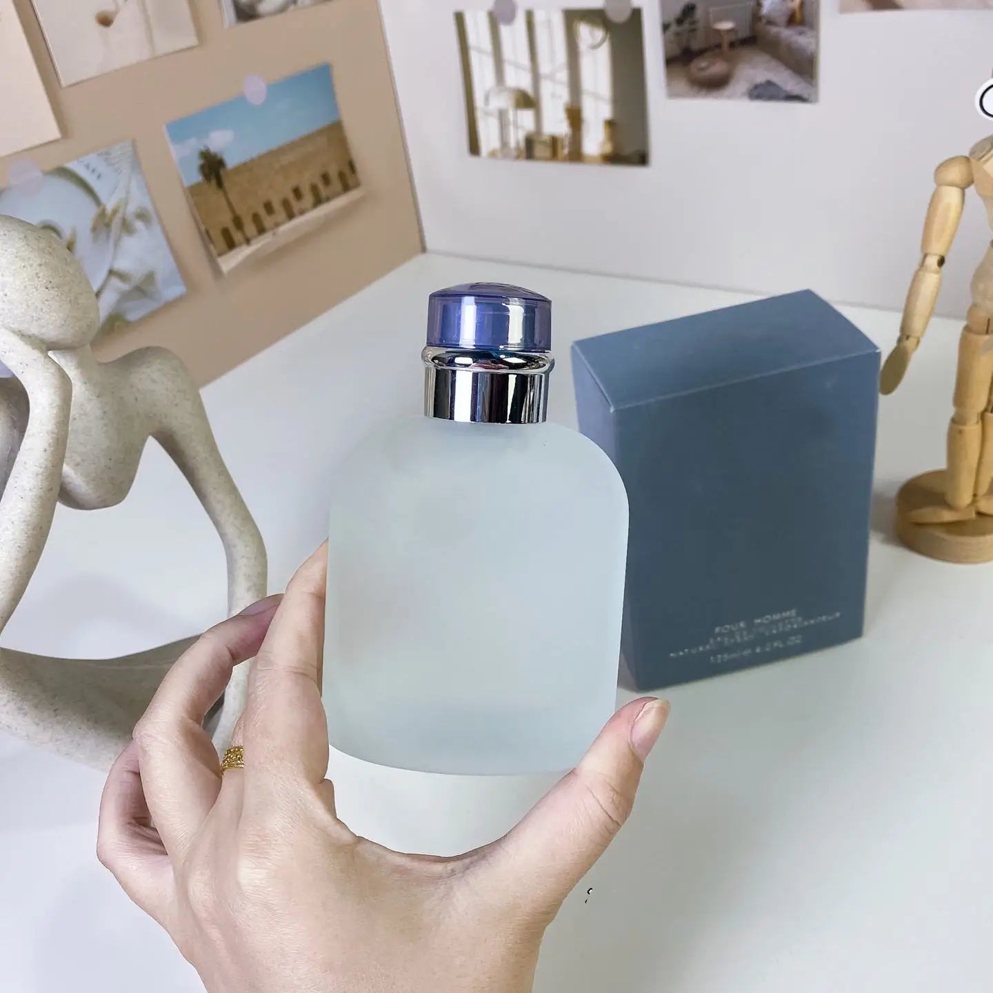 US Stock Luxury Unisex Perfume Quality Fragrance Spray With Recipet with Long-Lasting Light Blue Premium