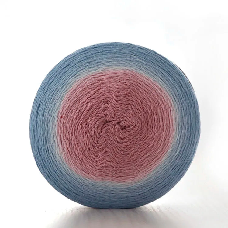 100% Recycled Magic Ball Sweater Scarf Hat for Baby 180g Hand Knitting with Fancy Yarn Dyed Pattern Cotton Line Weaving
