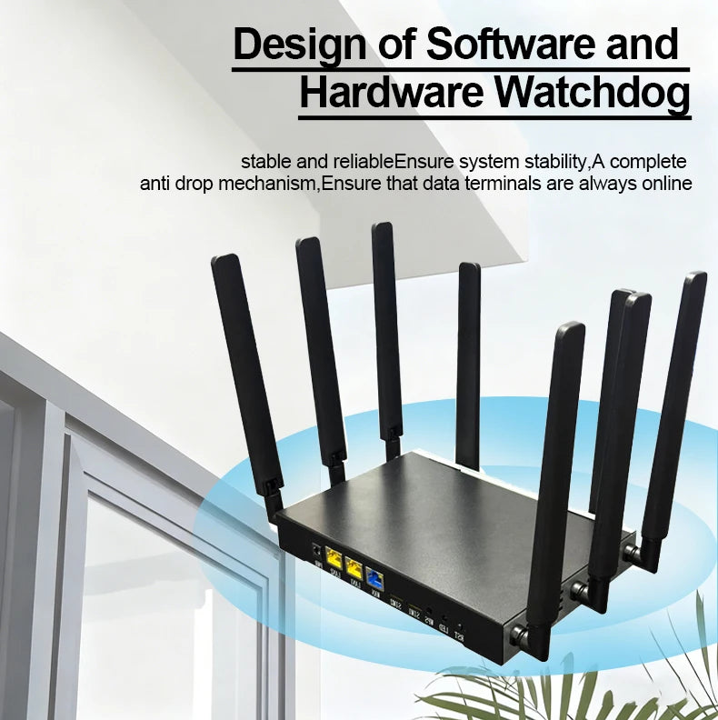 SDX62 RM520N-GL IMEI Change 5G WIFI 6 CPE Router With Sim Card Slot 5G CPE Modem