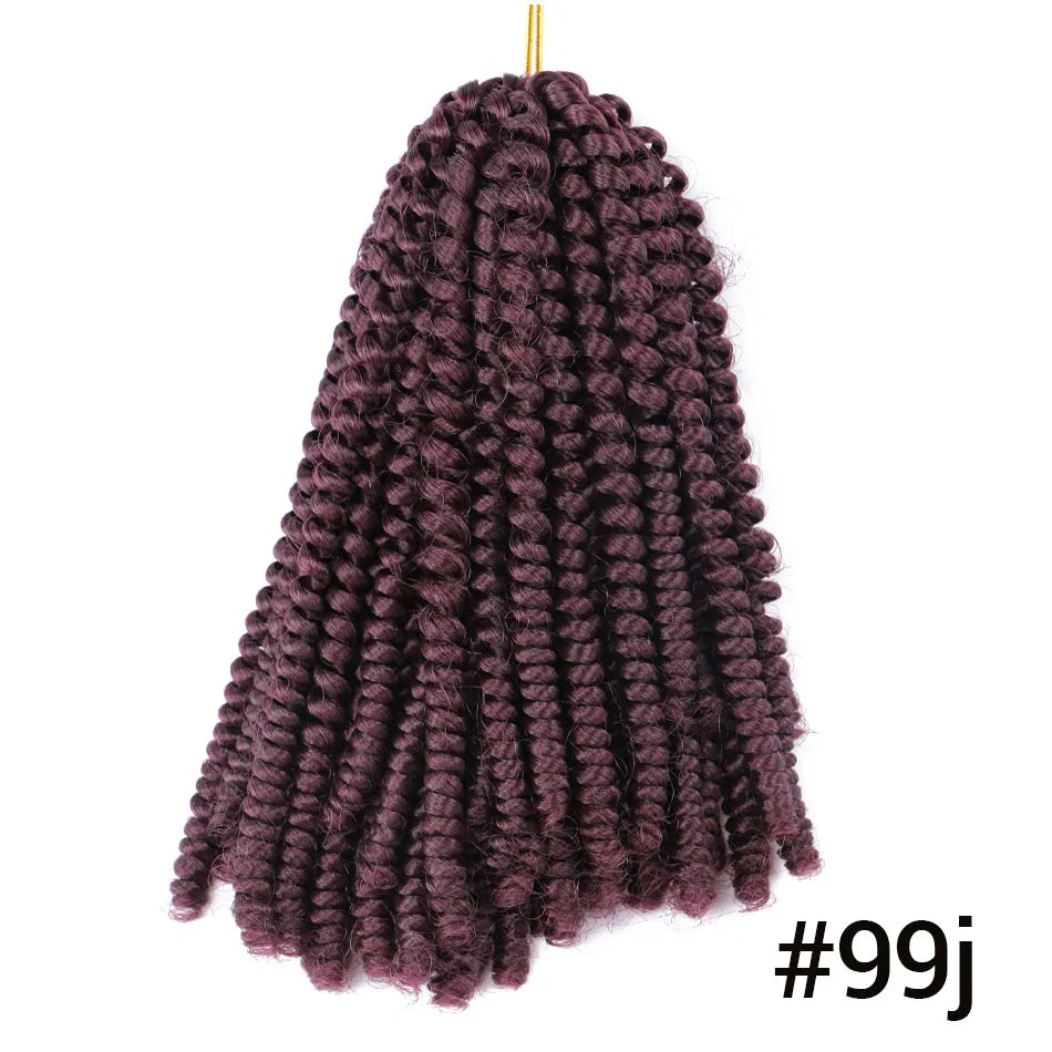 Ombre Spring Twist Braiding Hair Synthetic Crochet Braids Passion Twist Pre-Twist Crochet Hair Extensions Jamaica Bounce Twist