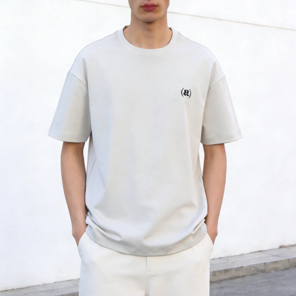 High Quality Men's Polyester/Cotton Hip Hop Casual Short Sleeve T-shirt Letter Pattern Logo Breathable Anti-Wrinkle Quick Dry