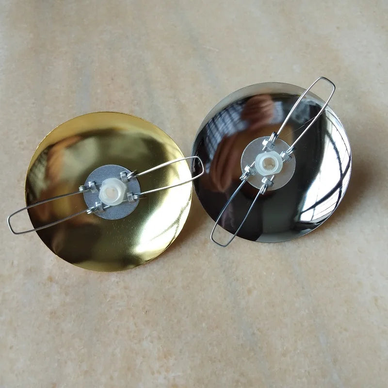 2pcs/lot  lamp base tray Metal cap arc cover flying saucer+2 forks/3 forks fixing spring+cable grips  lighting accessories
