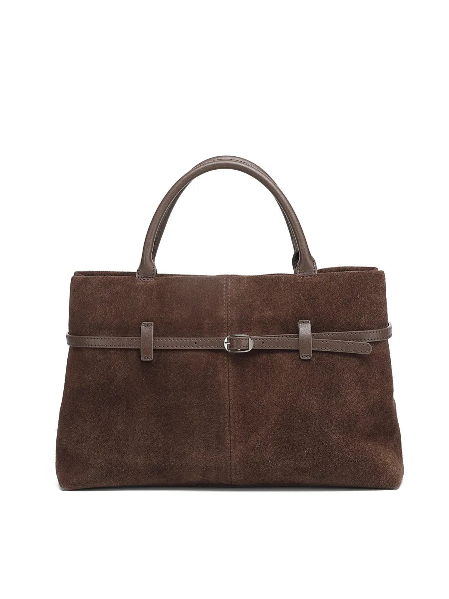 Maillard Fashion Matte Leather 2025 New Large Capacity Single Shoulder Handbag Crossbody Bag Tote Genuine Leather Women's Bag