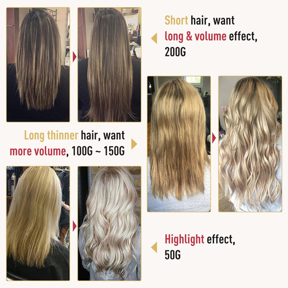 Moresoo Itip Hair Extensions Natural Straight Machine Remy 100% Real Human Hair Italy Keratin Fusion Stick Tipped Extensions