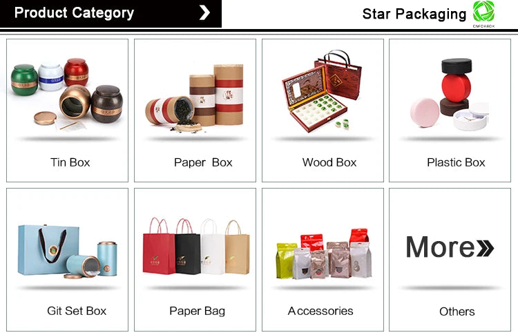 Star Packaging Tea Gift Packaging Sets Round Perfume Box Packaging Biodegradable Cardboard Paper Tube Boxes With Metal Lid