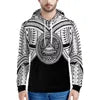 Men's Hoodies Custom Blue Polynesian Pohnpei Tribal Designer Sweater Boy Casual Oversized Hoodies Sweater