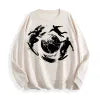 Surrealist Skate Globe Graphic Crewneck Sweatshirt, US Warehouse, 6 Colors