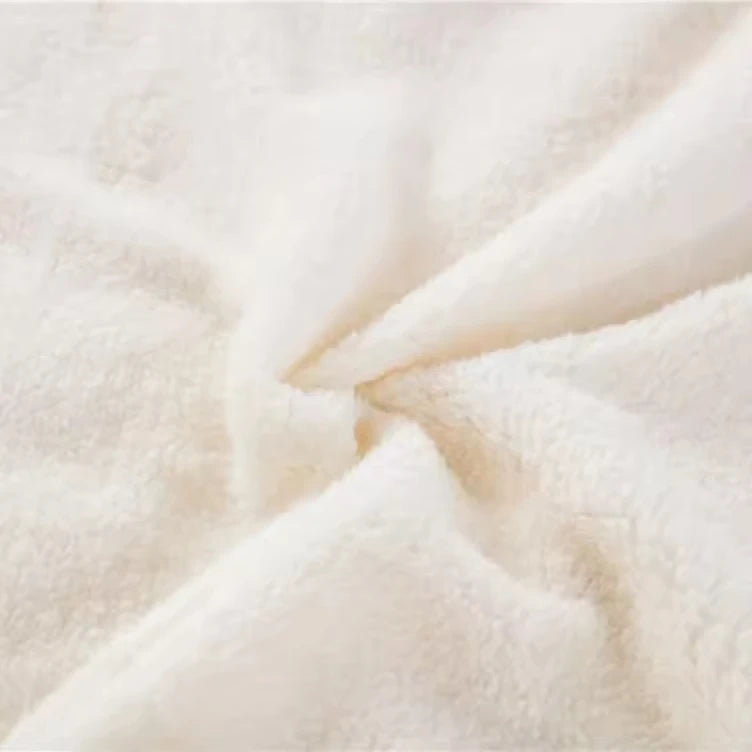 Customizable 3D Printed Synthetic Material One-Piece Dropshipping Double-Sided Flannel White Blanket Digital Foreign Trade