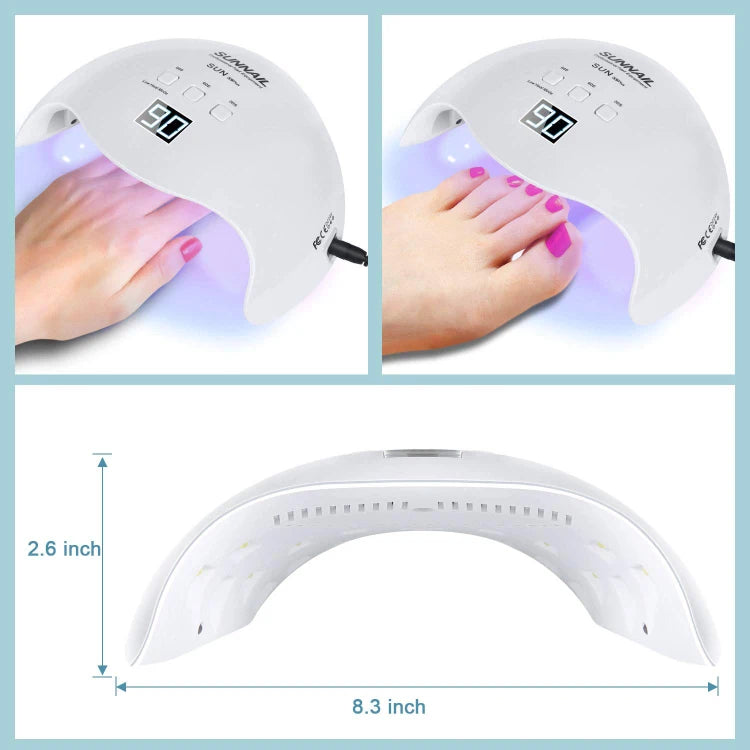 48W UV Nail 2021 Gel Polish Machine SUN X9 Cabins Fast Drying Light Mini Lampara Single Led Nail Cure Lamp