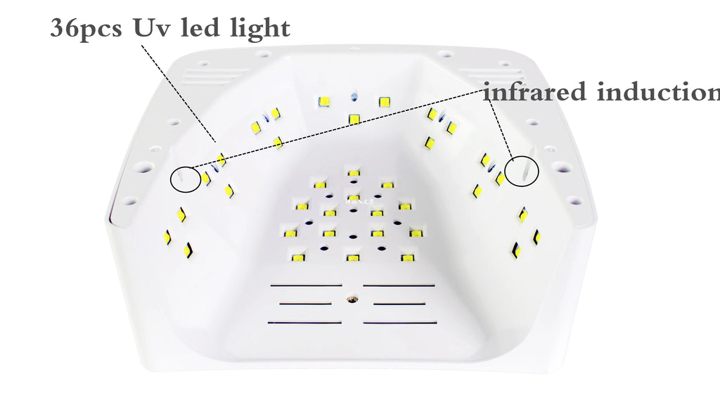 IBelieve Low Heat Portable 48W / 60W Nail Gel Polish Dryer UV LED Nail Lamp Machine