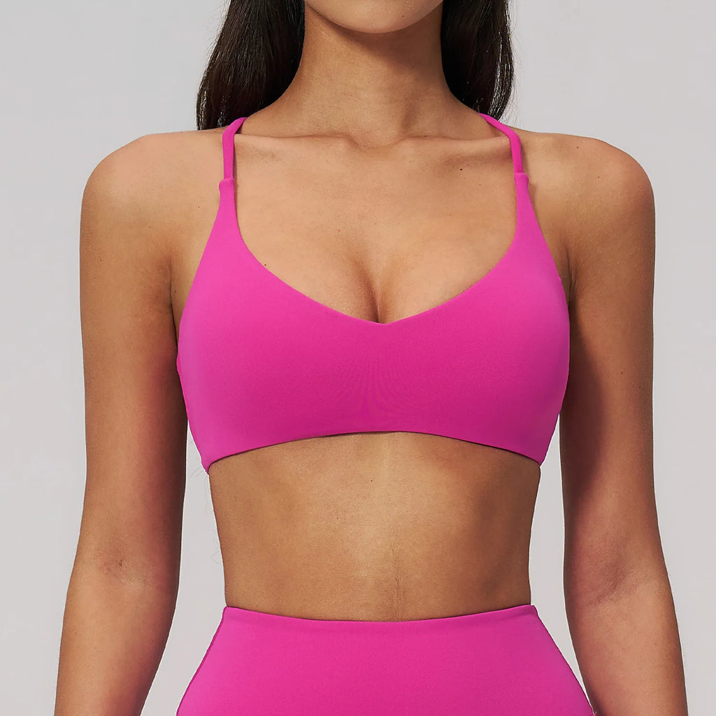 Backless Yoga Suit Halter Neck Tight Quick-drying Fitness Suit High-intensity Sports Suit Female