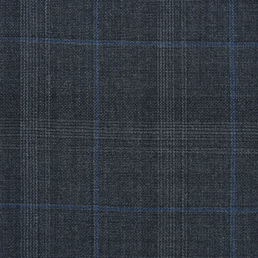 Luxury STOCK Worsted Merino Wool Suiting Fabric Blend Woven Wool/Polyester Fabric for Men Suits