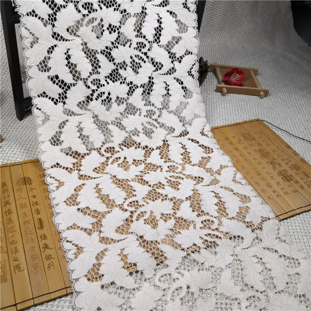 Width 21cm Wide Lace Accessories for Skirt and Sweater Hem Decoration Thickening Hollow Out Cloth Skirt Material