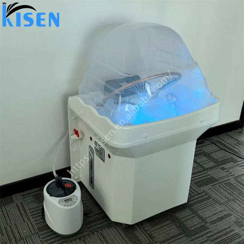 Kisen Head Spa Removable Hair Wash Treatment Shampoo Salon Furniture Sink Bowl Basin BAC EU UK US Plug Customize Voltage