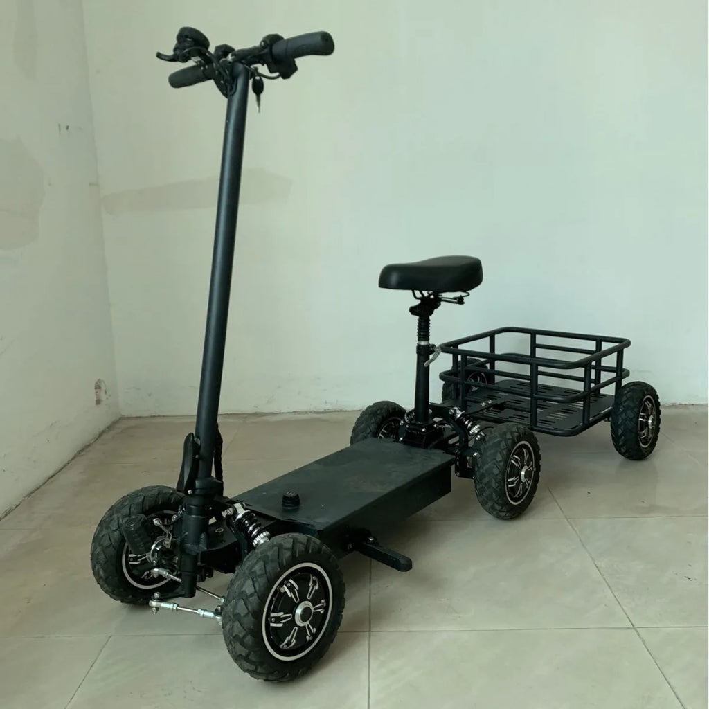 4 Wheel Dual Motors Drive Electric Scooter 4x4 Electric Vehicle Golf Cart