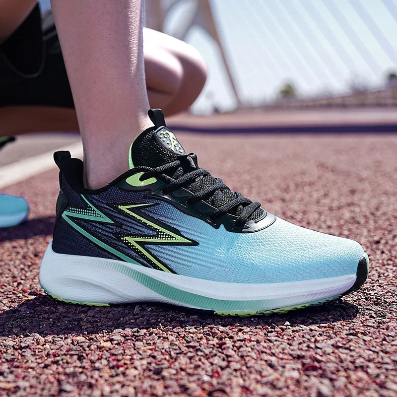 Men's Summer Extra Large Size 47-48 Sports Casual Running Shoes Mesh Upper Rubber Midsole Shock Absorption Middle School