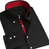 Men's Casual Shirt Long Sleeve Korean Trends Fashion Button-down Collared Blouse Business Dress Shirts Slim Fit Designer Shirts