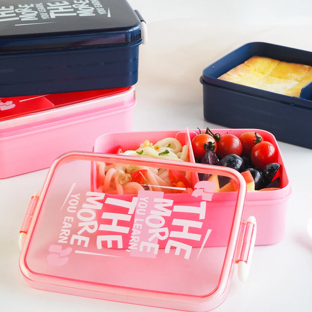 Single Layer Microwave Lunch Box Sealed Separated Bento Boxes Food Storage Container for Adults,Student,Kids Lunches BPA Free
