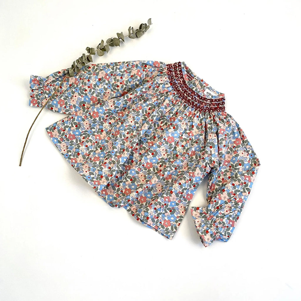 Autumn Spring Children Clothing Toddler Baby Girls Clothes Cotton Long Sleeve Flower Embroidery Baby Girls T-shirt Kids Shirt