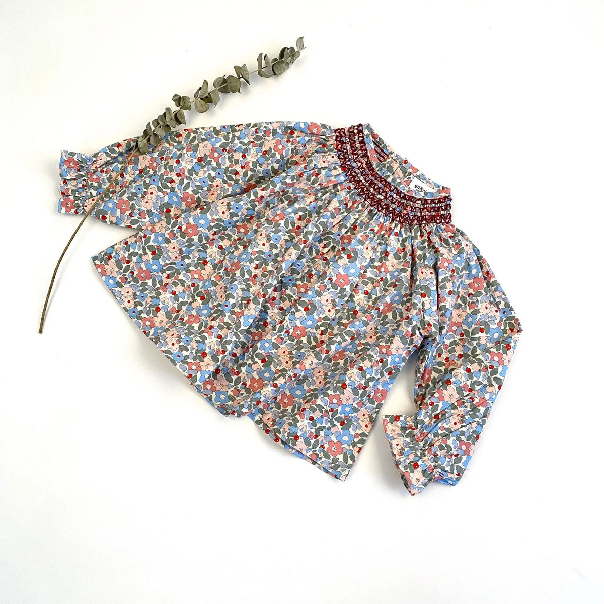 Autumn Spring Children Clothing Toddler Baby Girls Clothes Cotton Long Sleeve Flower Embroidery Baby Girls T-shirt Kids Shirt