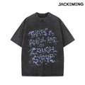 Oversized Vintage Grunge Streetwear Print Tshirt USA Stock Wholesale Y2K Casual Tee