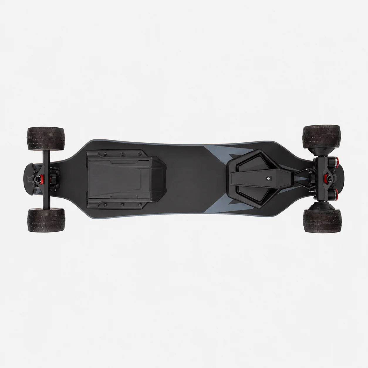 Dual Hub Motor Electric Longboard 105mm Jelly Shock-Absorb Wheels ABEC-9 Bearings Max Speed 45km/h Dual Taillights Skateboard