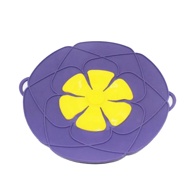 Silicone lid Spill Stopper Cover Pot Pan Cover  Kitchen Accessories Flower Shape Cookware Cooking Tools Kitchen Gadgets