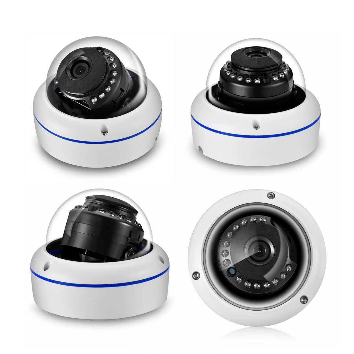 Gadinan 8MP Ultra HD POE Network Video Surveillance System 4K Security Cameras 4CH 8CH NVR Dome Bullet CCTV Kit Audio Record Set