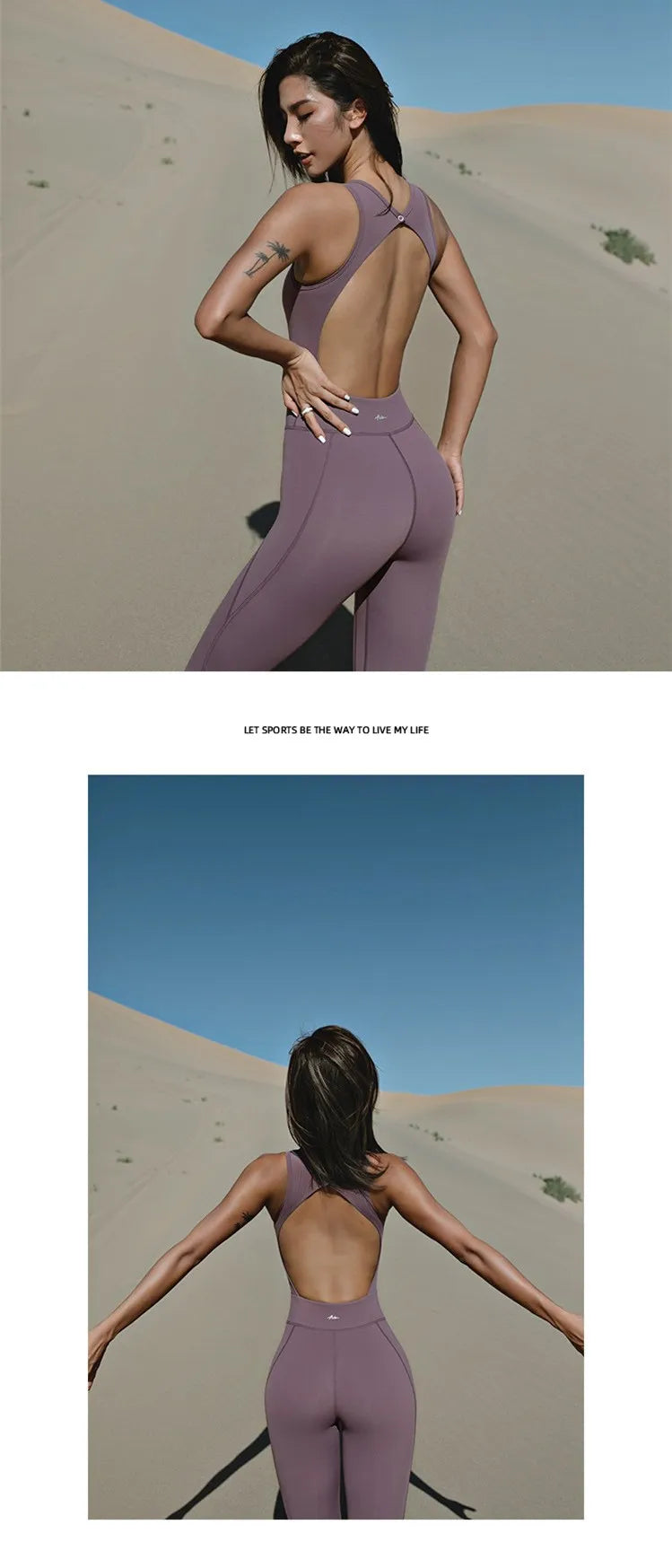 Sexy Back Hollow Women Aerial Yoga Sport Suit Fitness Jumpsuit With Pad Women High Elasticity Gym Dance Training Athletic Suit