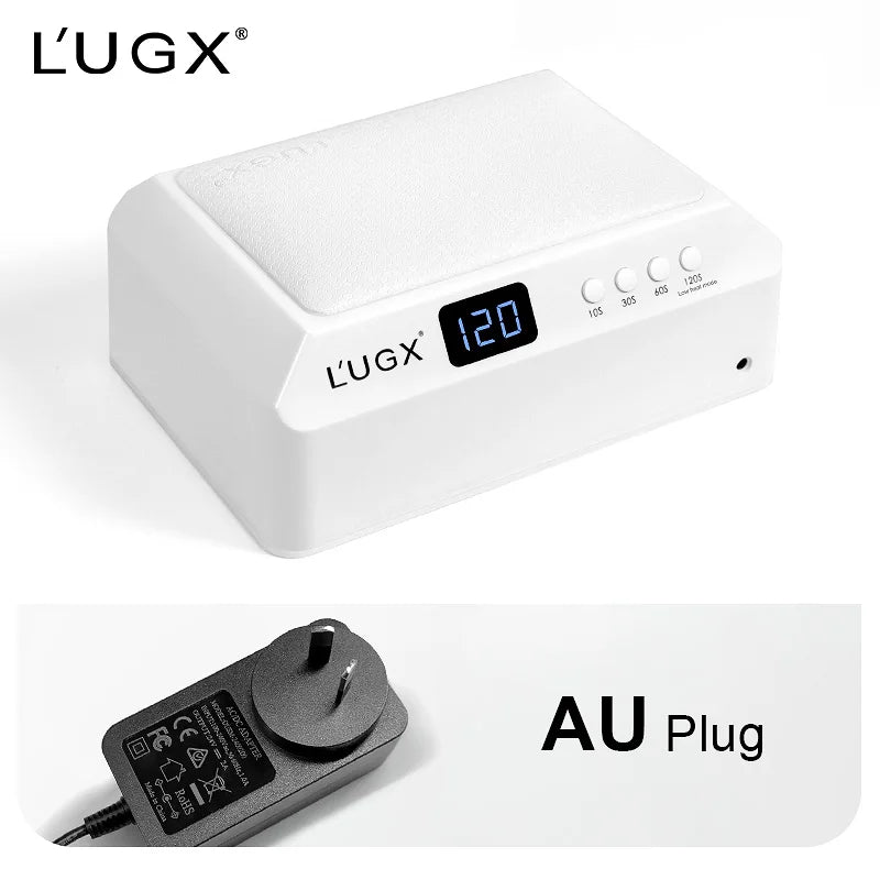 LUGX 72W UV Led Lamp Machine Professional Large Space Cordless Nail Gel Polish UV Lights Nail Dryer