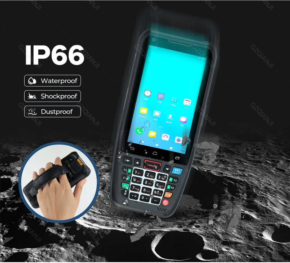 Android 10 Handheld Terminal PDA Honeywell Barcode Scanner 1D 2D Scanner Portable Data Collector with 4G WiFi Bluetooth NFC