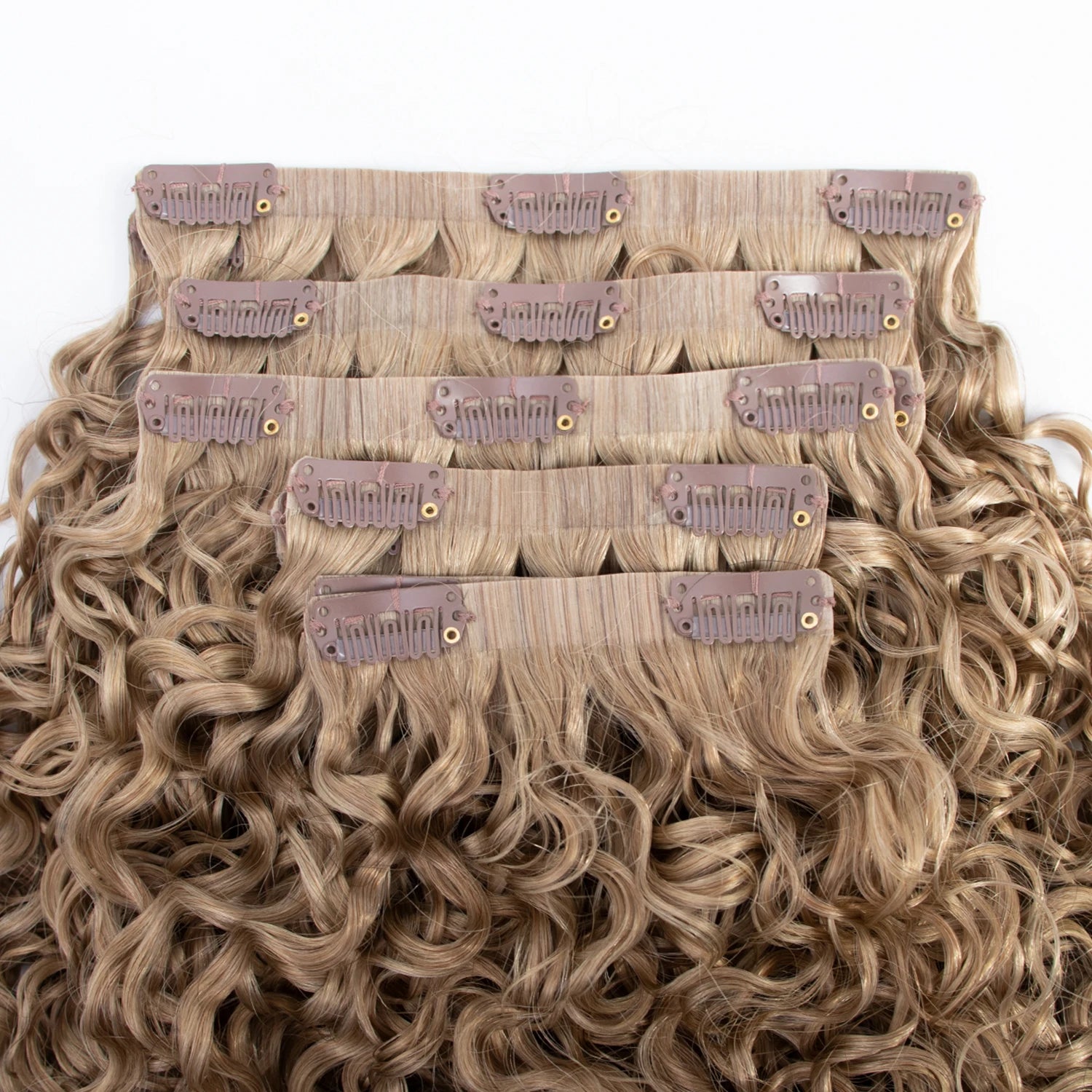 Burmese Raw Curly Hair P4-16-27 Seamless Clip in 100% Raw Cuticle Aligend Invisible Seamless Clip Ins Human Hair