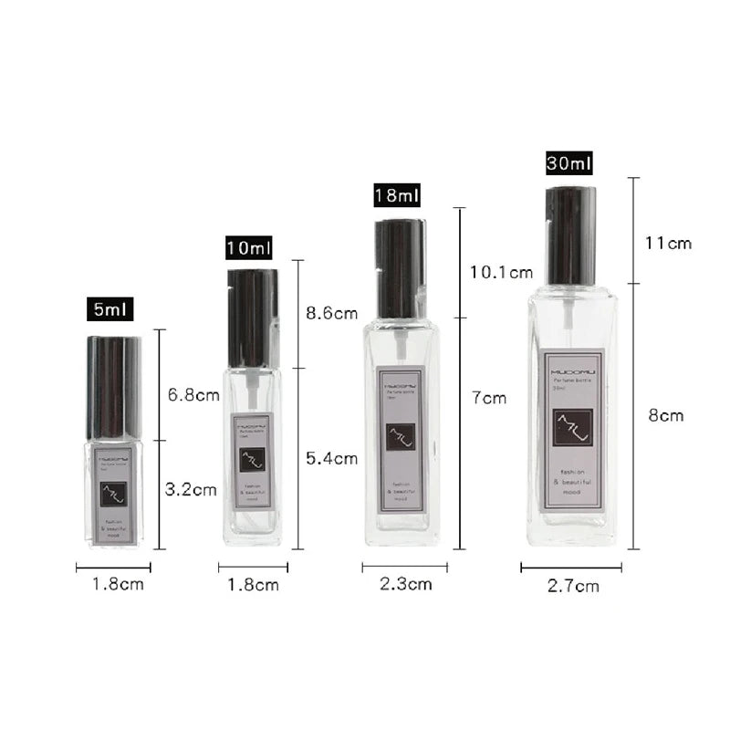 5/10/18/30ML Mini Perfume Spray Bottles Glass Shell Spray Atomizer Portable Travel Perfume Storage Bottle Points Bottling Drops