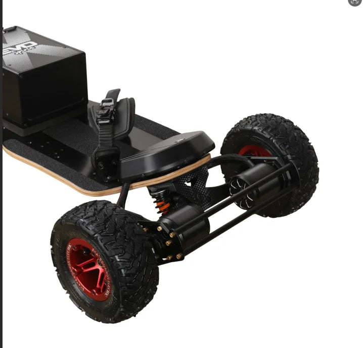 JIESEN Maple Custom-Size Off-Road 4-Wheel Skateboard with Anti-Slip Deck 130kg Load Capacity for Sand  &Beach Land boarding