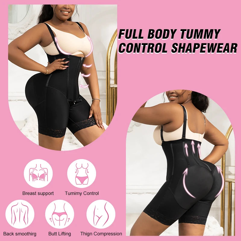 Women Waist Trainer Shapewear Compression Stage 2 Colombianas Moldeadoras Para Mujer Reloj De Arena Faja Cinturilla Abdomen