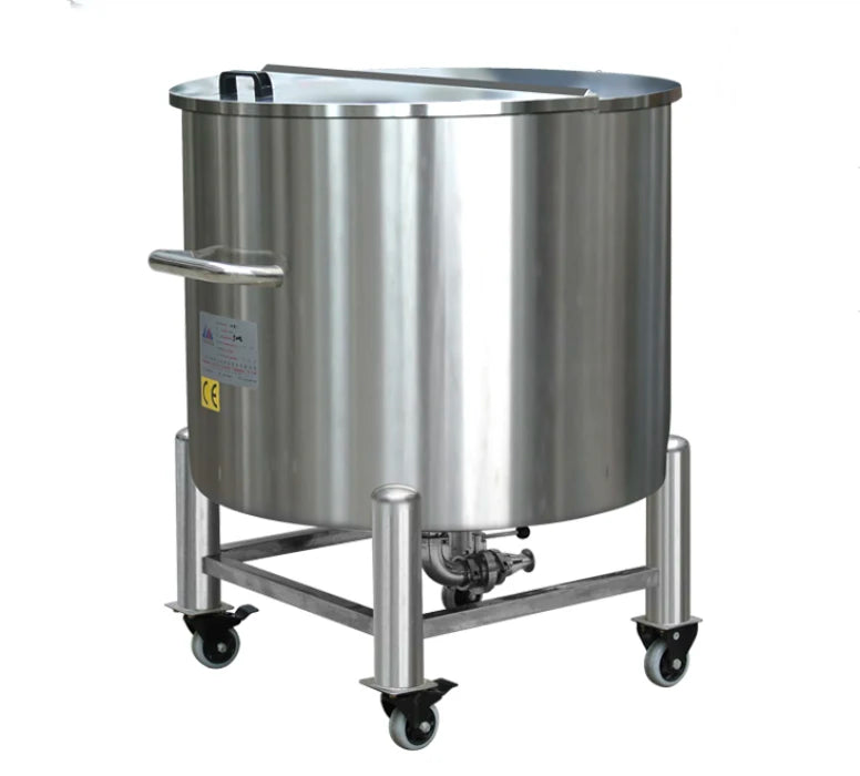 Stainless Steel Storage Tank Water Beer Milk Wine Cosmetic Storage Tank Perfume Movable Storage Tank
