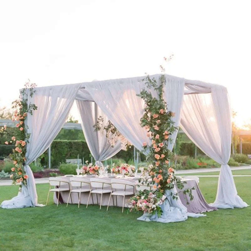 Wintina Heavy Duty Square Backdrop Stand,10FT*10FT Adjustable Backdrop Stand for Birthday Party Baby Shower Wedding Decorations
