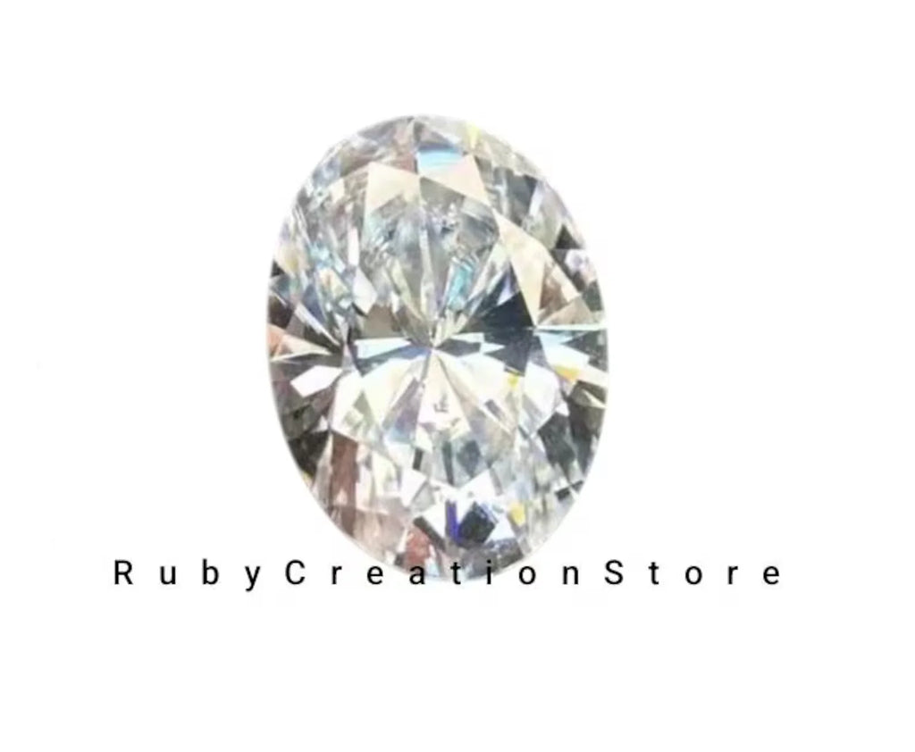 Classy & Cute Oval Cut White Moissanite Loose Stone VVS1 Clarity D Color Excellent Cut 3x5mm for Jewelry Making